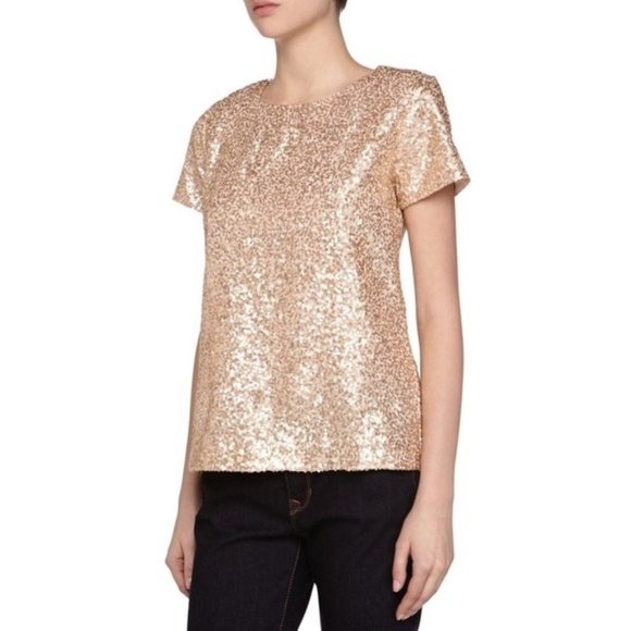 french connection sequin top